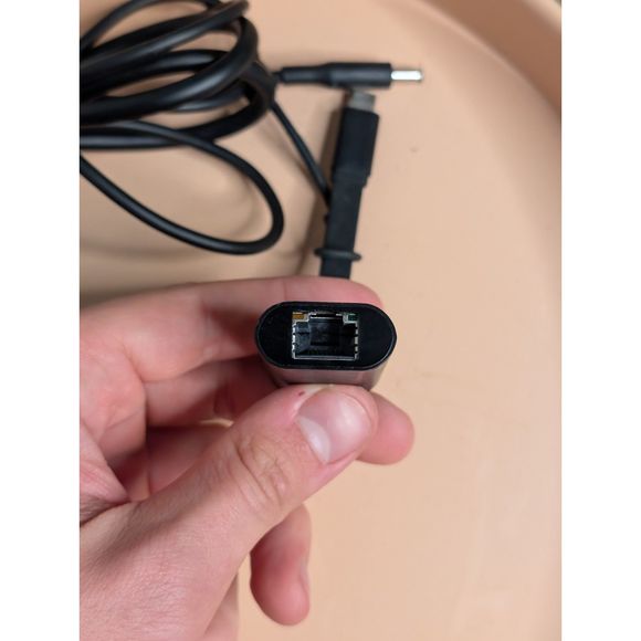 Dell 130W 4.5mm AC Adapter Charger + LAN - Type-C Adapter - Picture 3 of 3